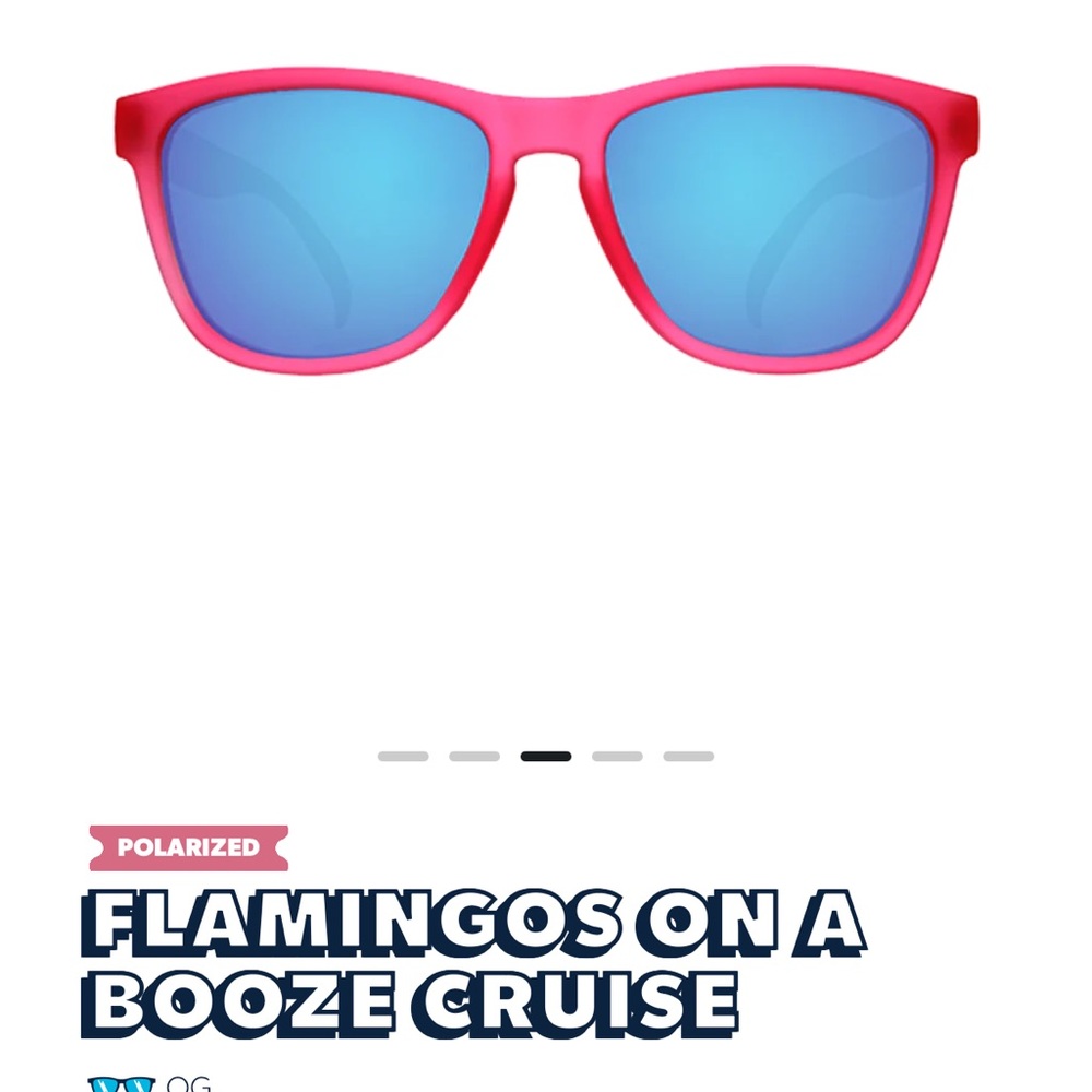 Goodr Hot Pink Sunglasses - new in box